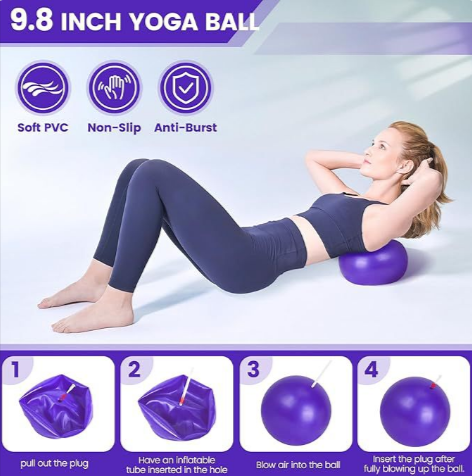 13-Piece Yoga & Pilates Set for home workouts