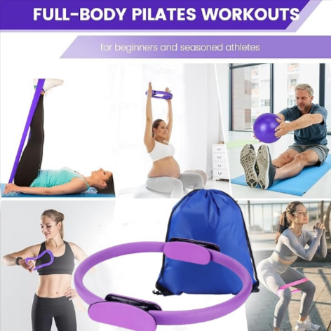 Complete 13-Piece Yoga & Pilates Set workout kit