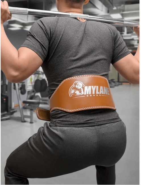 Elite Cowhide Gym Belt for strength training