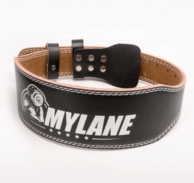 Brown Elite Cowhide Gym Belt with buckle