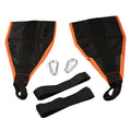 Fitness hanging ab straps pair for core workouts