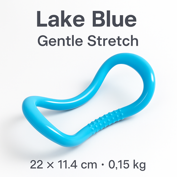 Yoga Ring for Shoulder Opening and Muscle Stretching - Lake Blue