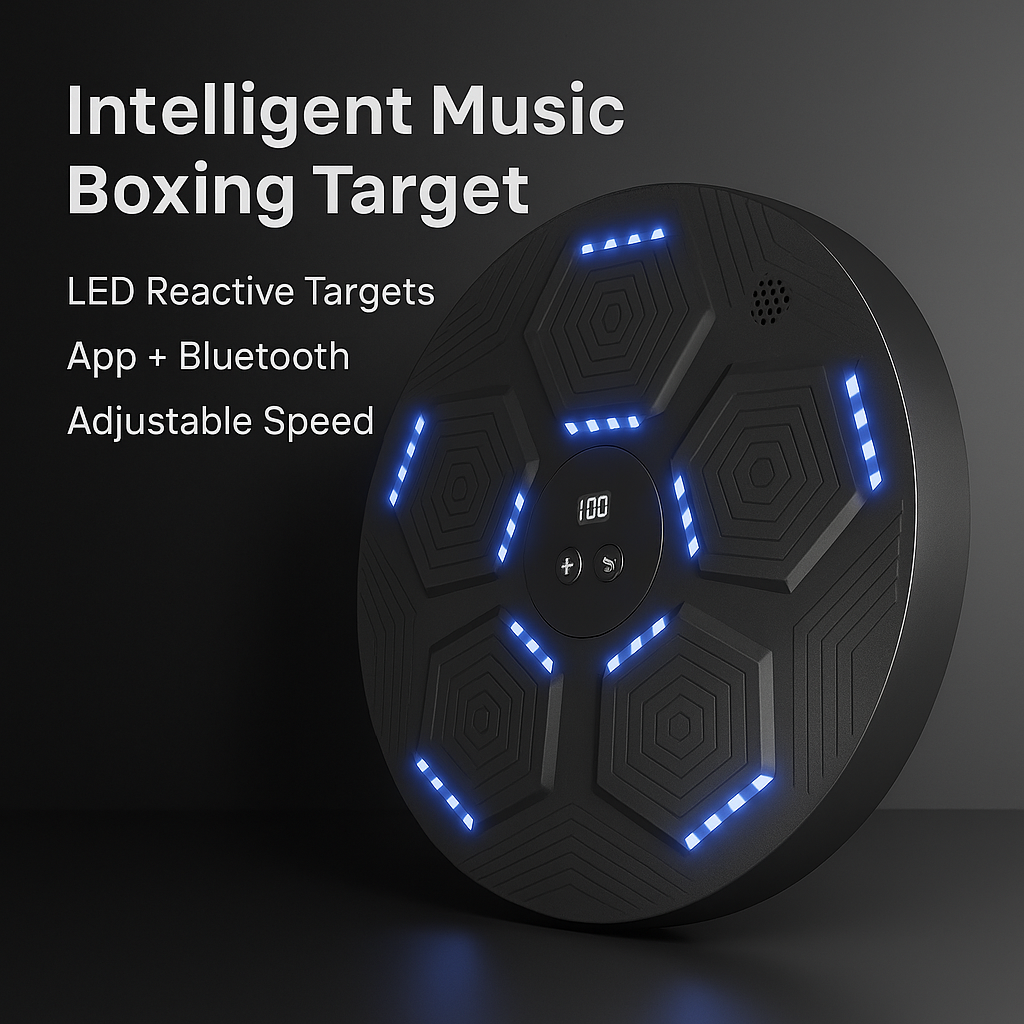 Smart Bluetooth Punching Machine with LED Lights