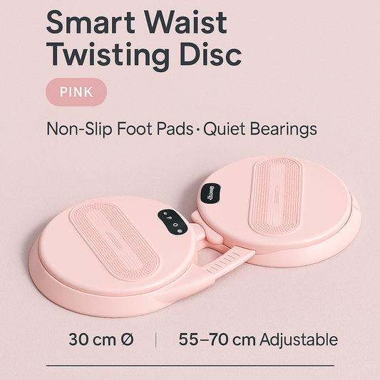 Smart Waist Twisting Fitness Exercise Disc for Home Use Pink Fitness Equipment