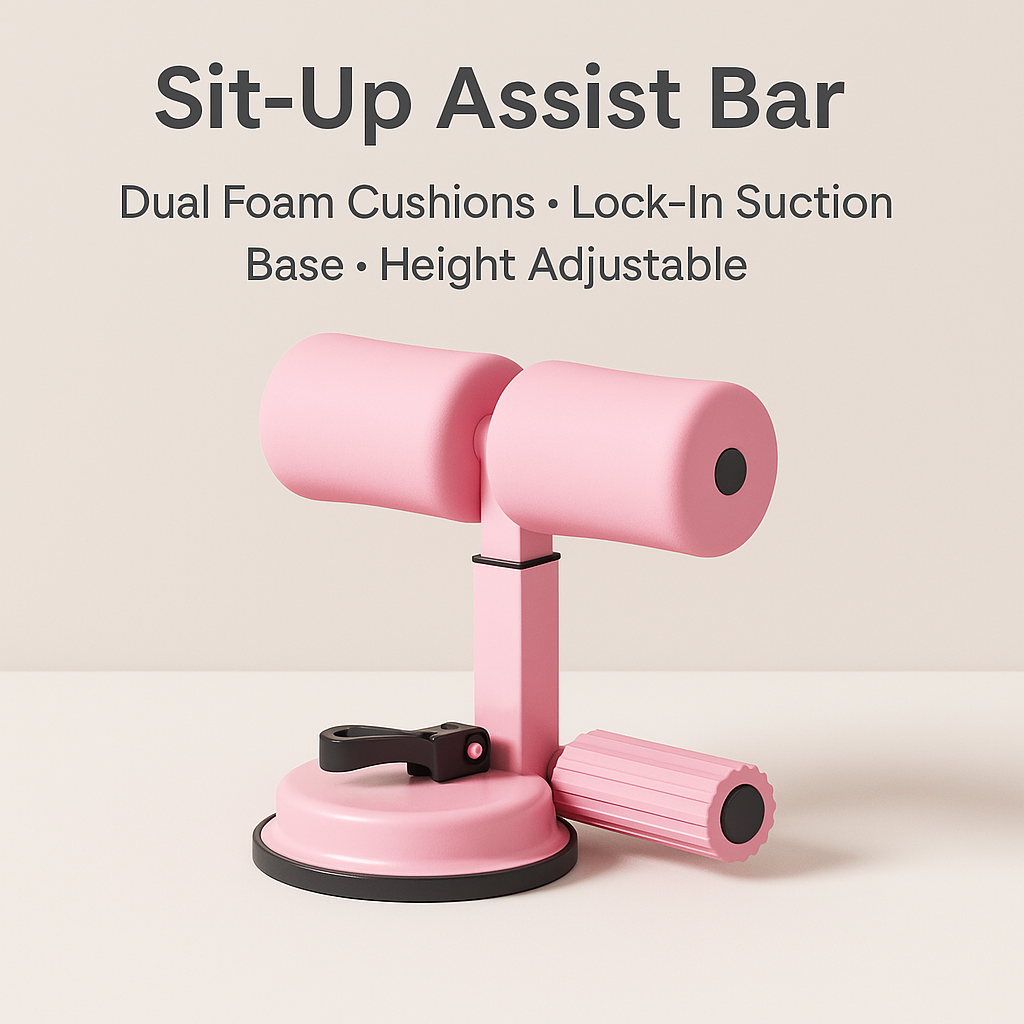 Sit-Up Assistant foot support for home exercise