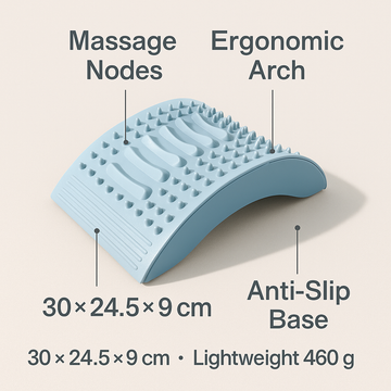 Lumbar Support Yoga Mat for back stretching and massage