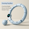 Smart Hula Hoop for Weight Loss in blue fitness design