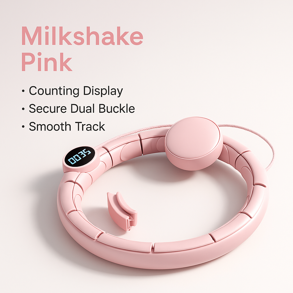 Smart Hula Hoop for Weight Loss in pink