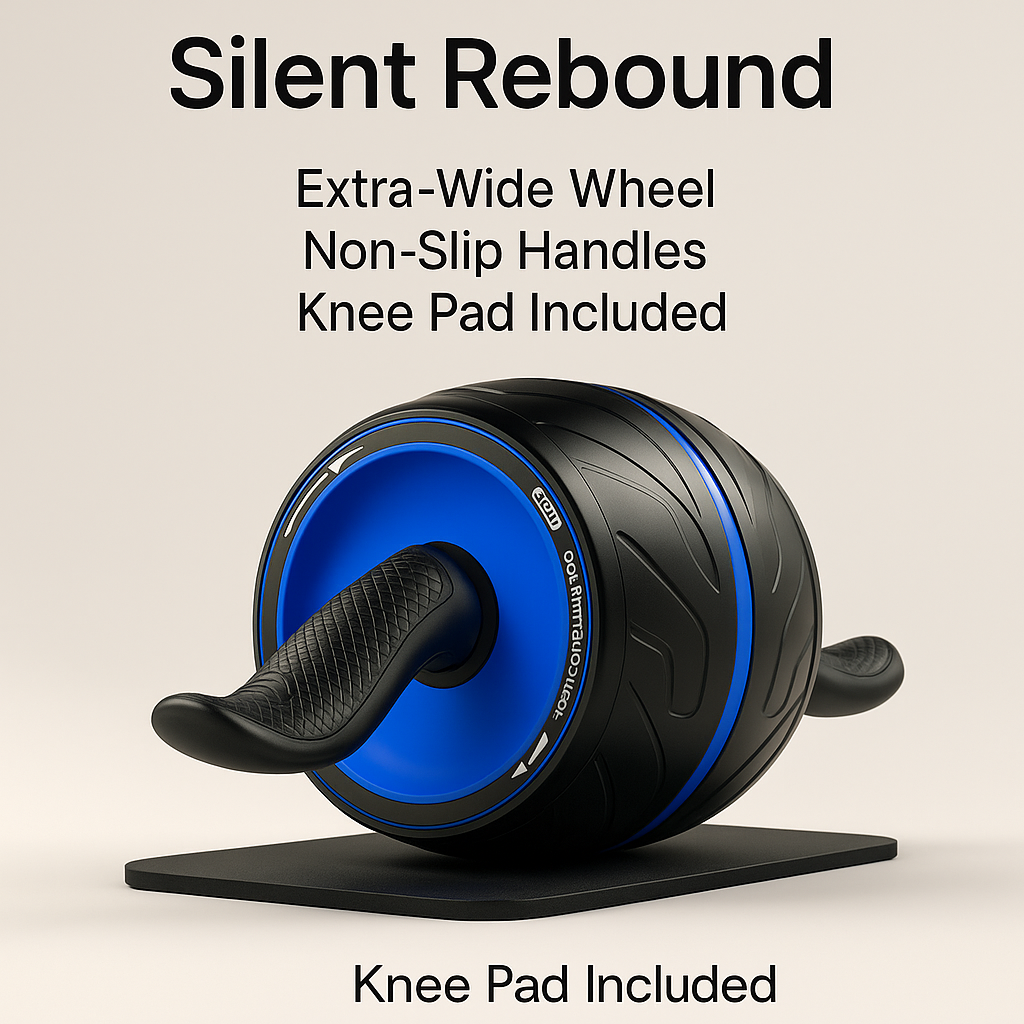 Automatic Resistance Ab Wheel for Beginners – Sports Blue