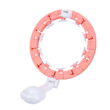 Smart Counting Hula Hoop for Women's Fitness – Pink