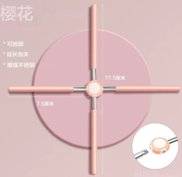 Yoga Body Stick pink stretching and fitness tool