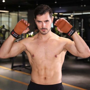 FlexiGrip Microfiber Workout Gloves for strength training