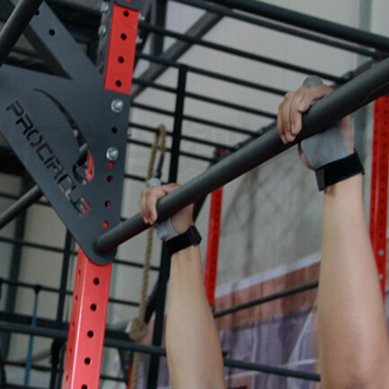 Leather weightlifting gym grips