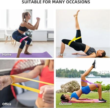 Resistance loop bands for strength training