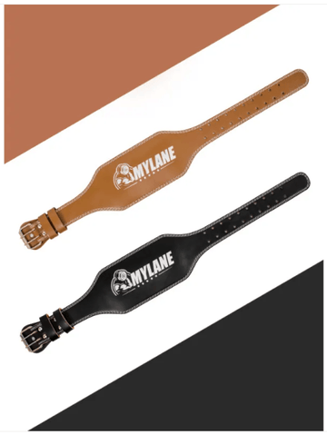 Elite Cowhide Gym Belt available in brown and black
