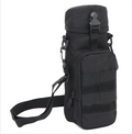 Hands-Free Water Bottle Shoulder Bag in Black