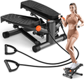 Home Fitness Hydraulic Stepper with resistance bands