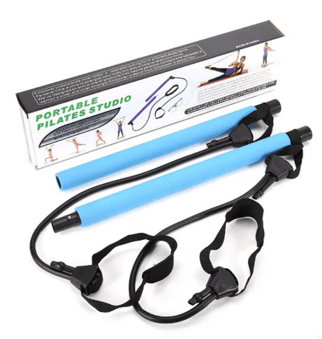 FlexTone Resistance Trainer exercise bands and bar